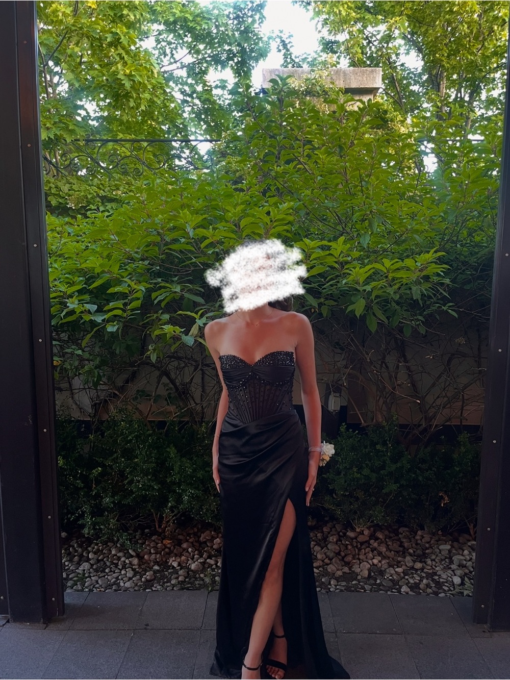 Black LaDivine Prom Dress - Picture 3 of 6